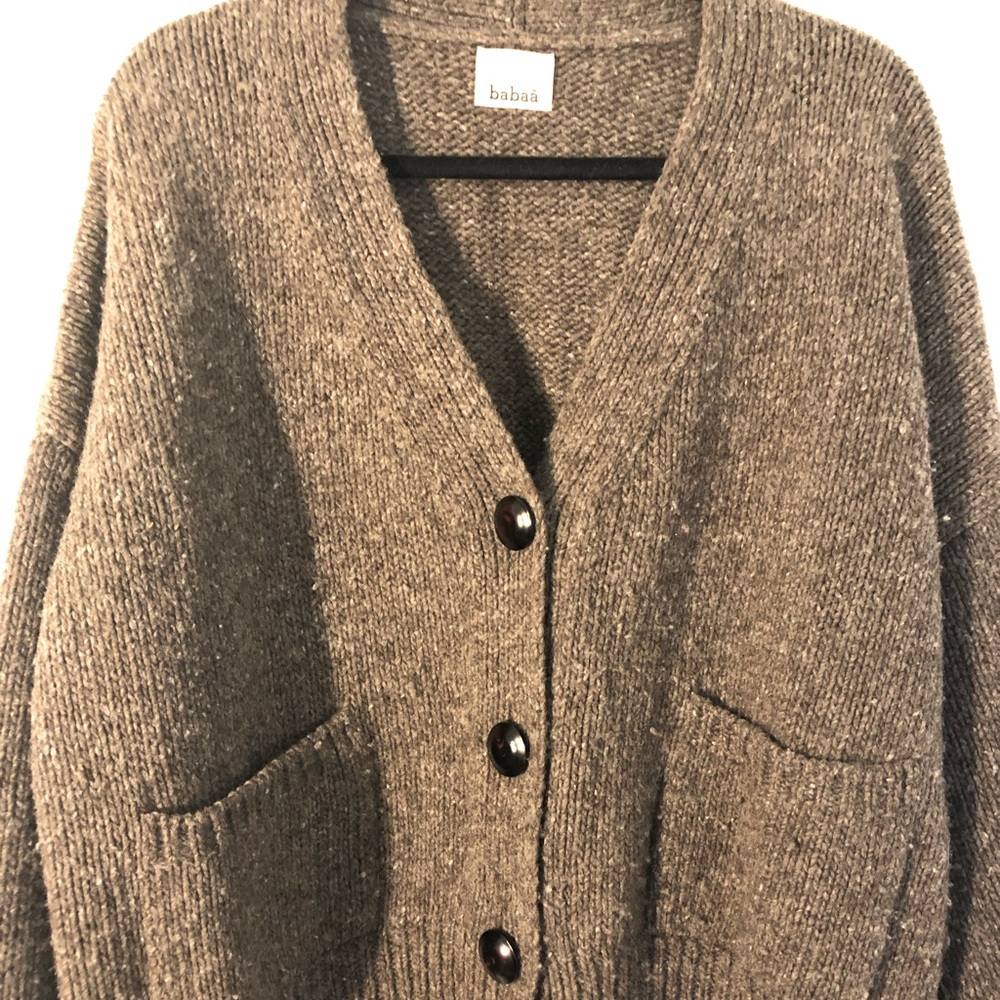 Babaa No. 17 Oak cardigan (one size)